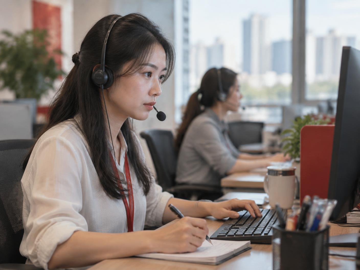 廣州客服人員自然處理客戶查詢
